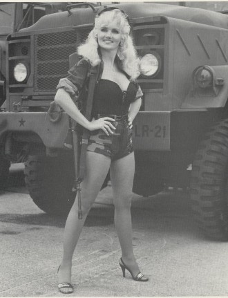 army pin up on Entertainment Tonight 