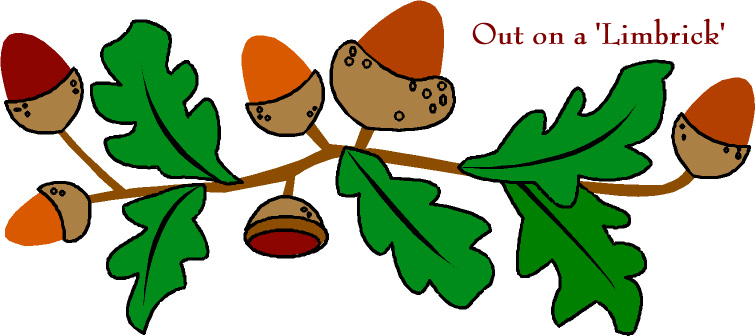 Out on a 'Limbrick' nuts and leaves on a branch